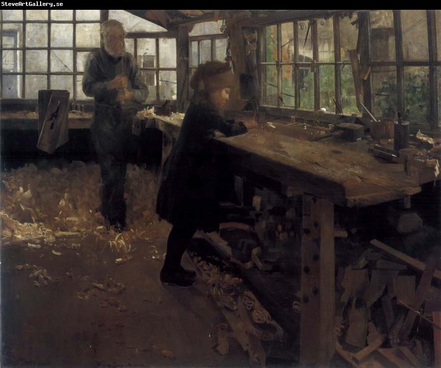 William Stott of Oldham Grandfather-s Workshop